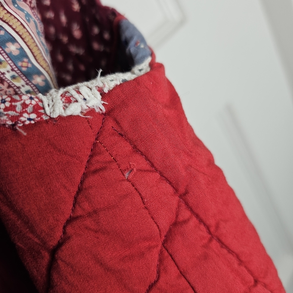 VTG Quilted Patchwork Reversible Vest - Picture 12 of 16